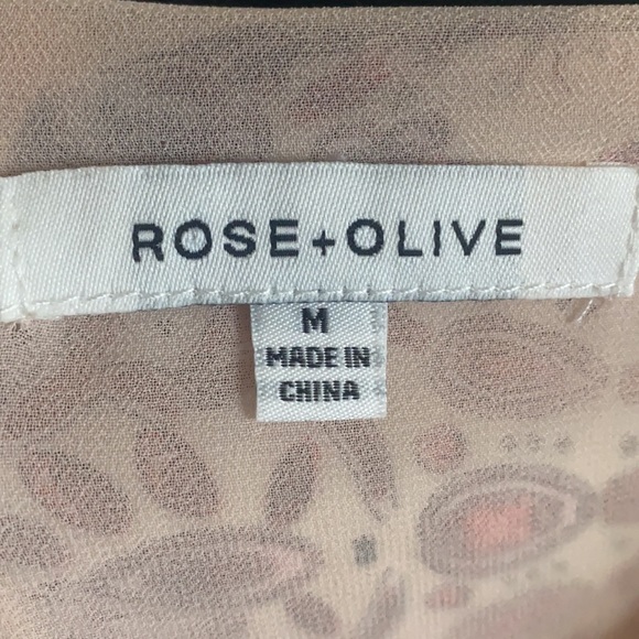 Chiffon tank top with print & underlay - Picture 3 of 3